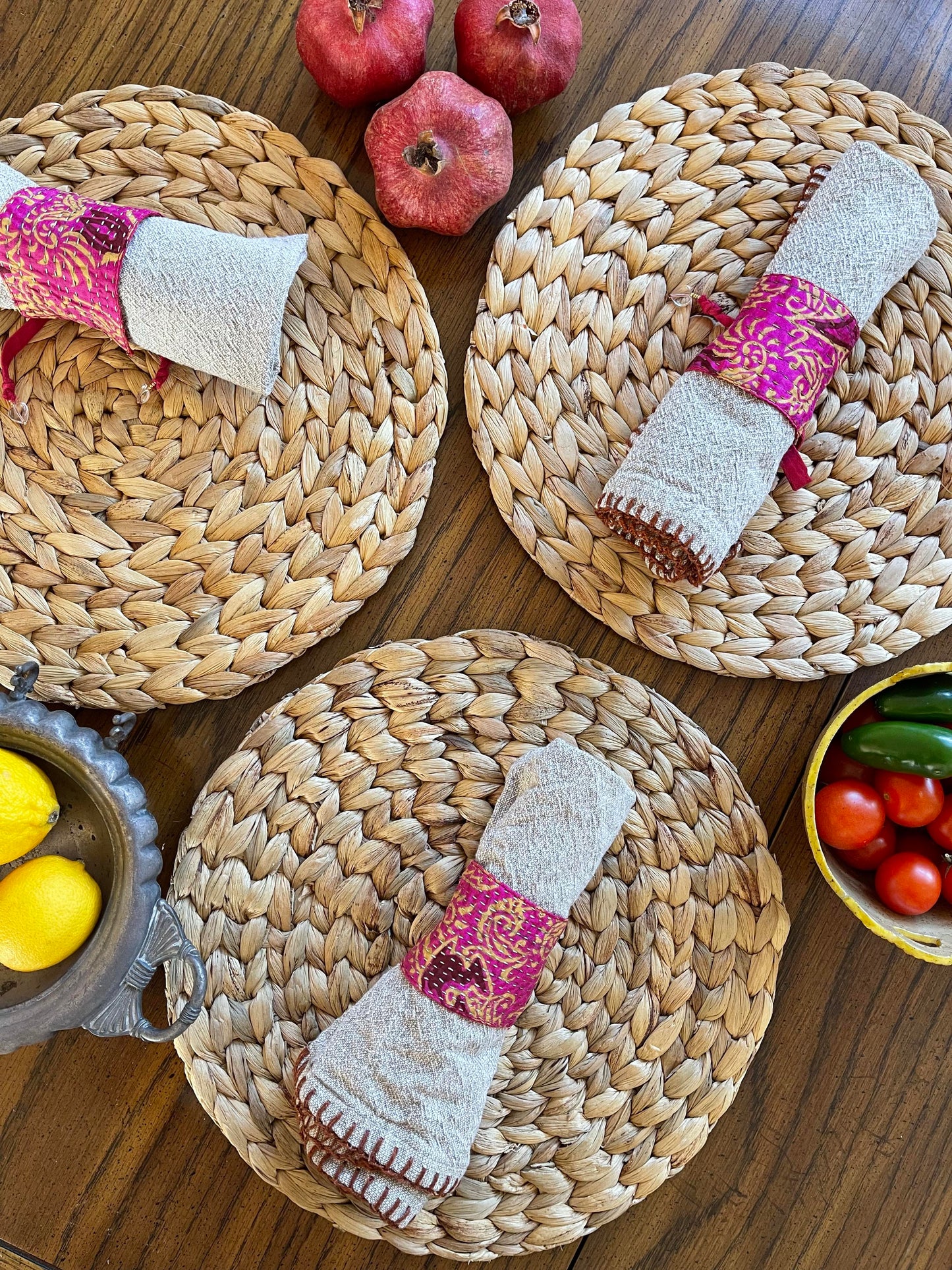 Fuchsia Napkin Holder (Set of 6)
