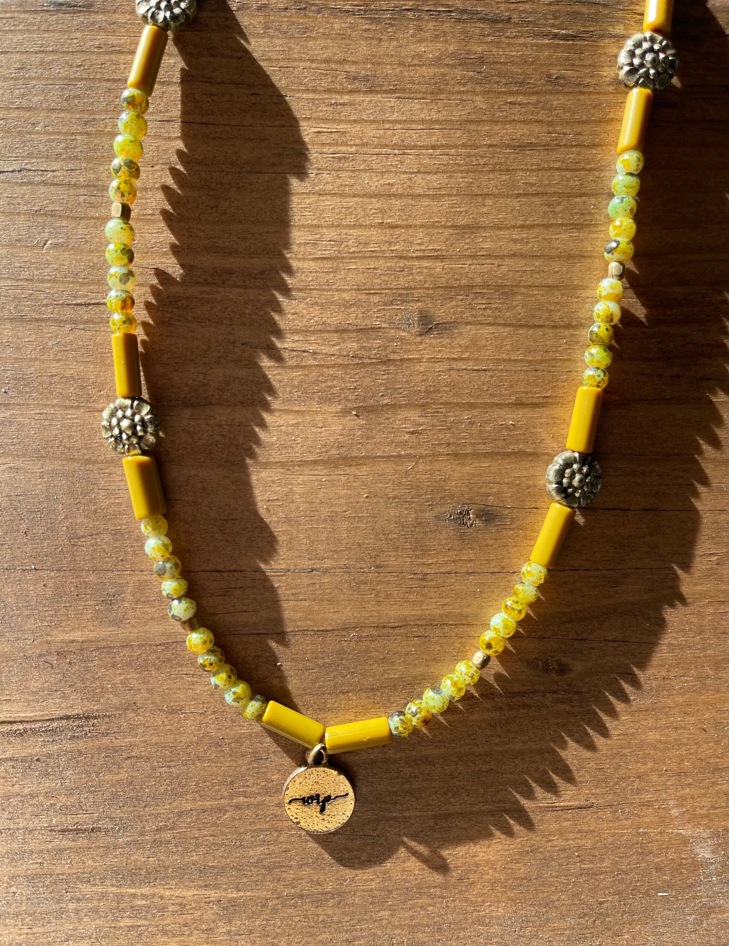 Lime WRP Charm Necklace
