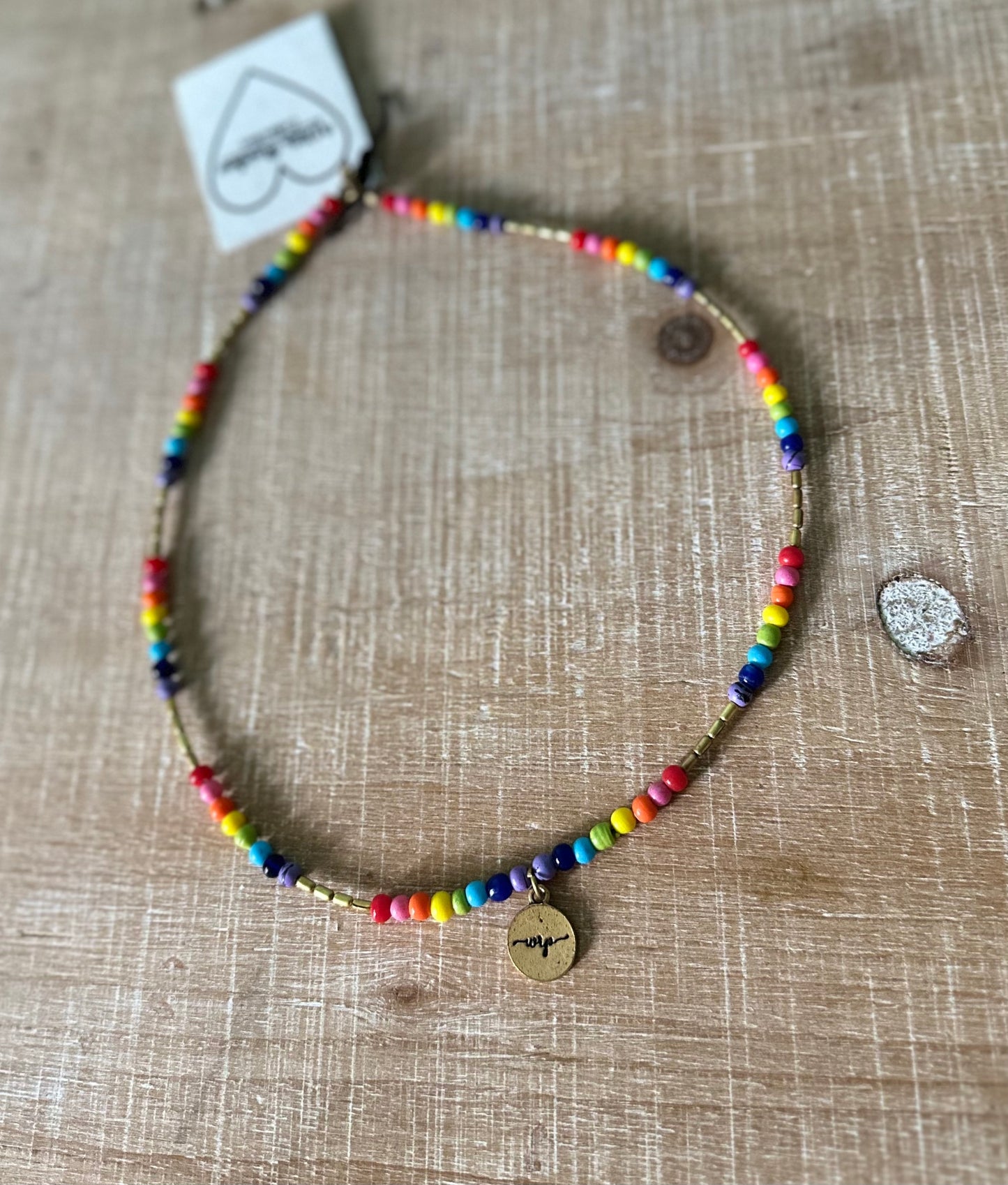 White Rainbow Necklace
