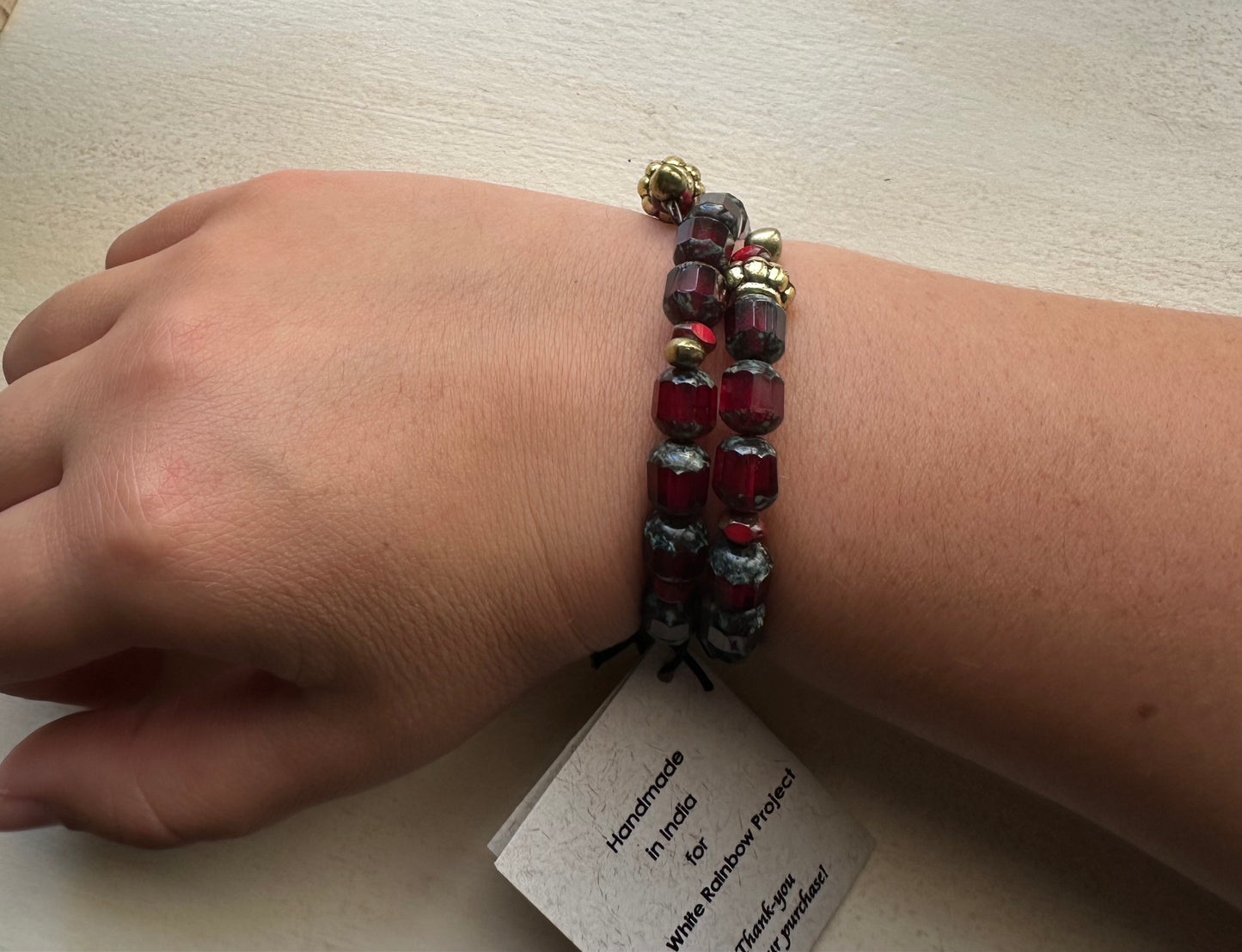 Deep Red Bracelet