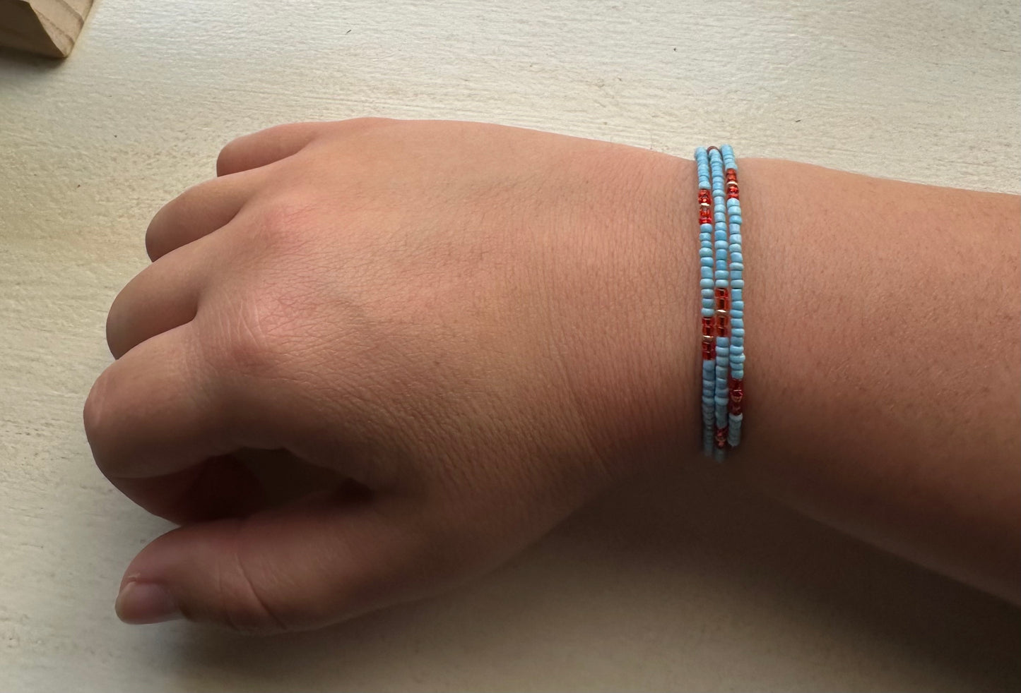 Bright Blue & Red