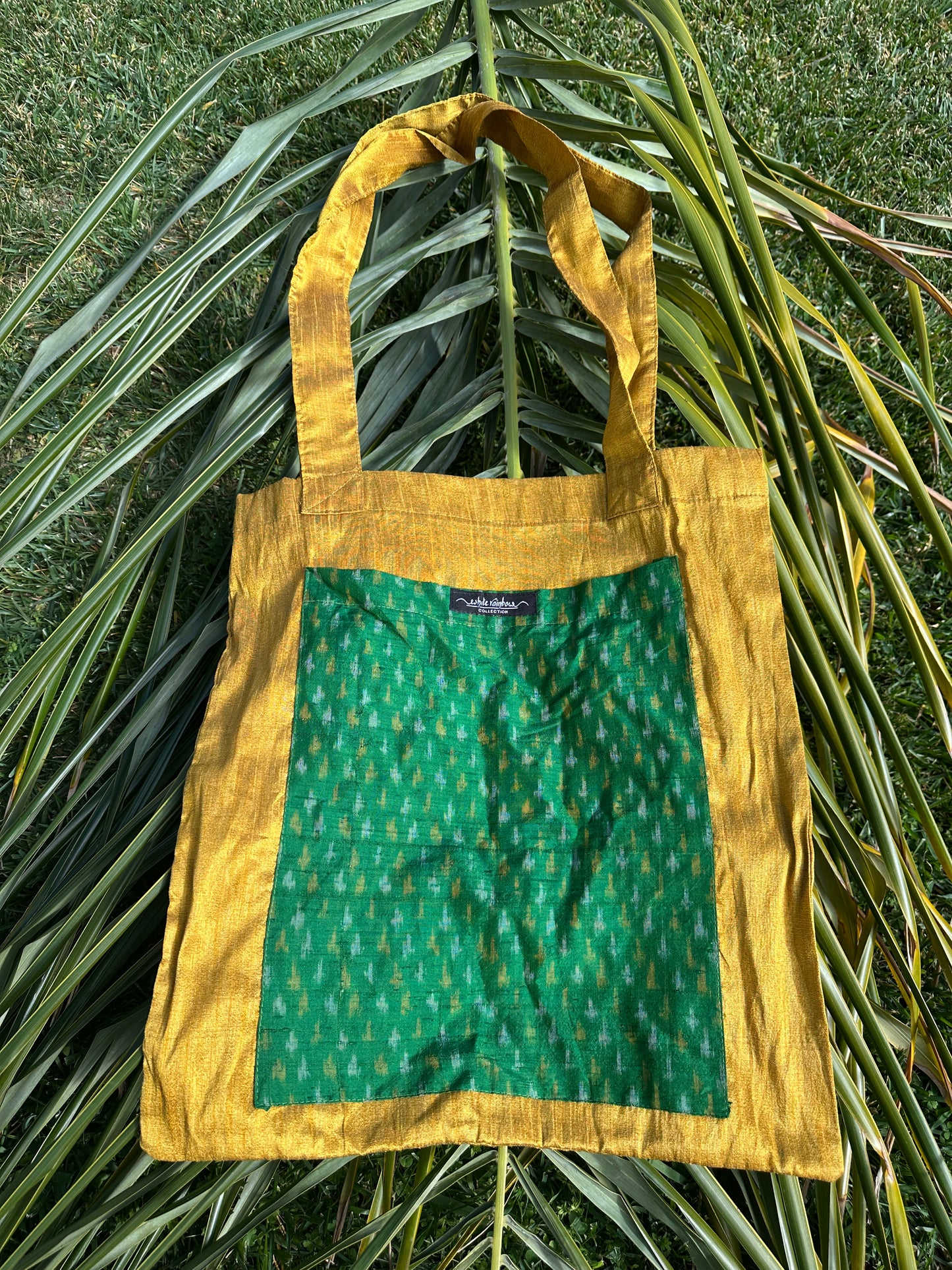 Gold & Green Tote Bag