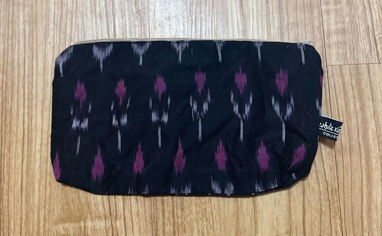 Black & Purple Makeup Bag