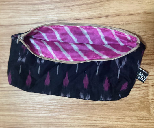 Black & Purple Makeup Bag