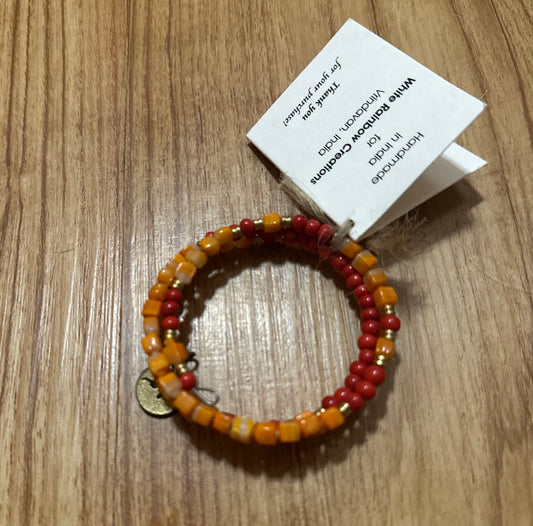Red & Orange Bracelet